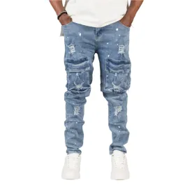 Alive Skinny Distressed Cargo Jeans ONLY