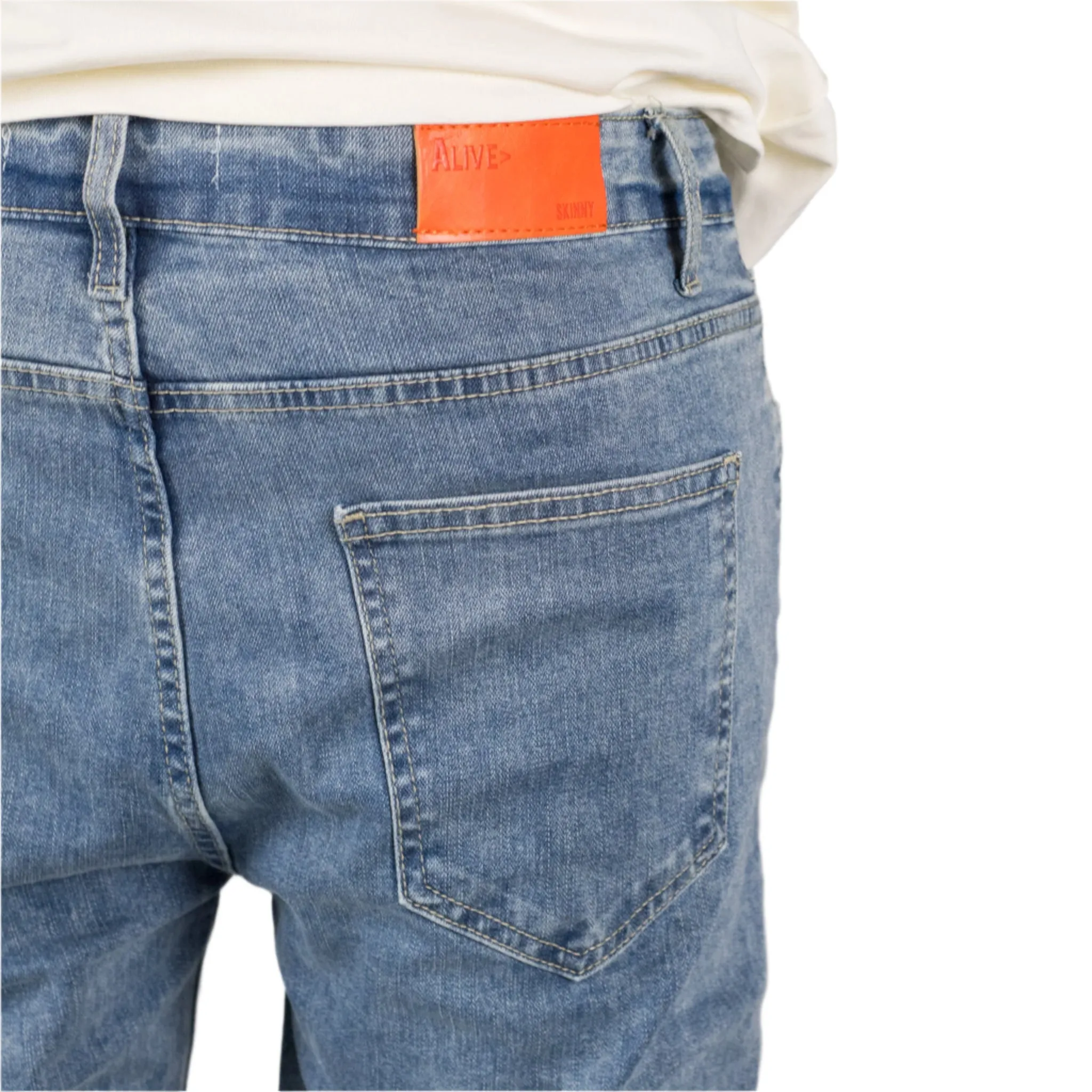 Alive Skinny Distressed Cargo Jeans ONLY
