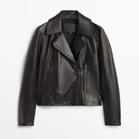 Buy Best Looking Stylish Fashion Women Motorcycle Leather Jacket
