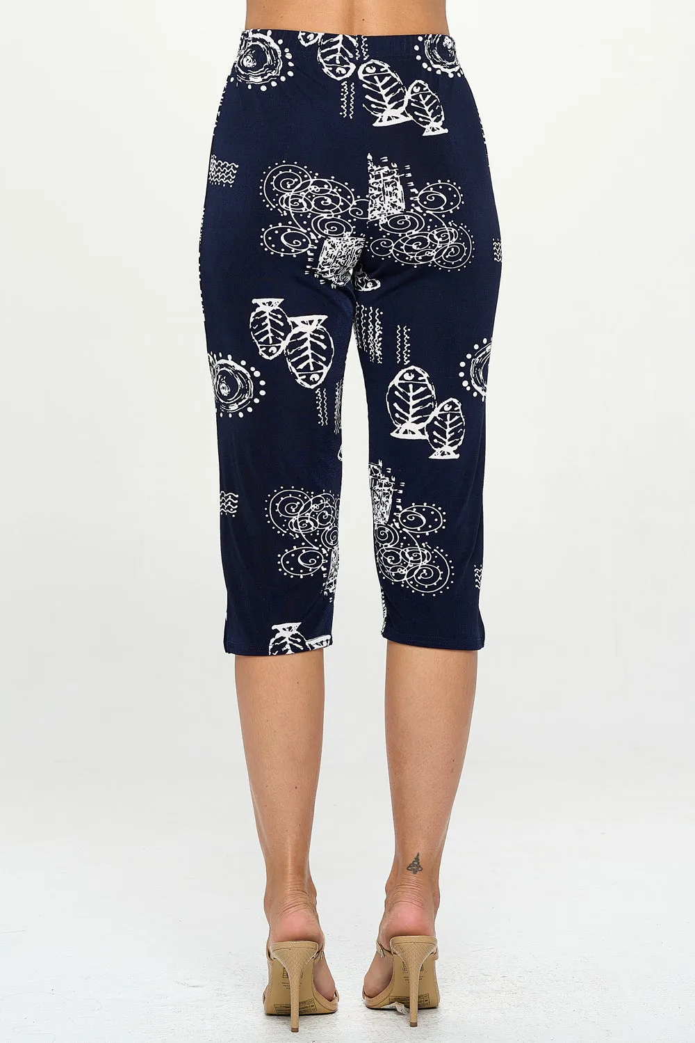 Capri Pant Set Short Sleeve - 9003BN-SRP1-W425