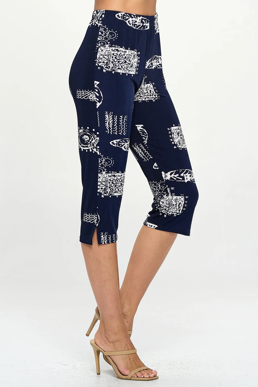 Capri Pant Set Short Sleeve - 9003BN-SRP1-W425