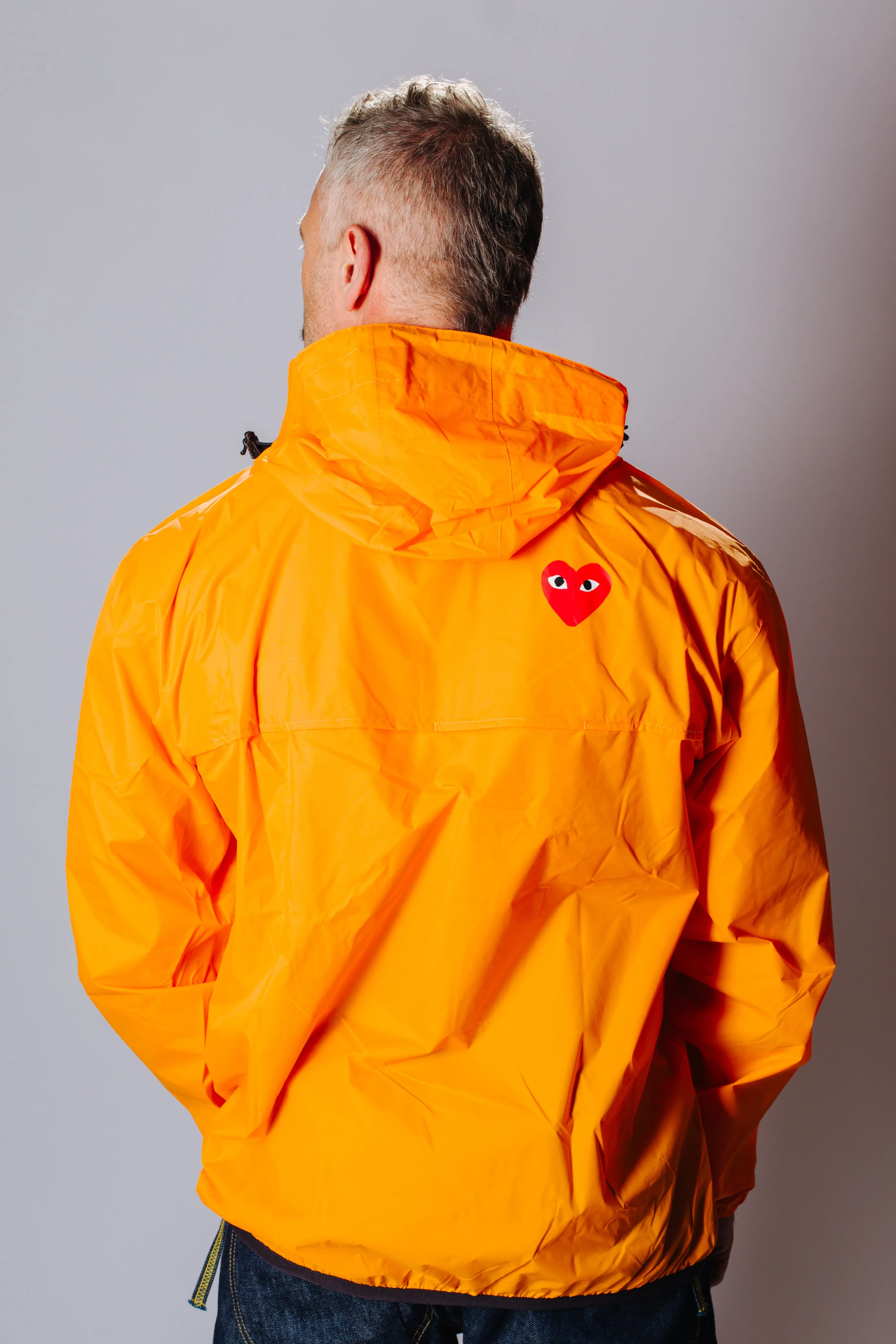 COMME des GARÇONS x K-WAY LE VRAI 3.0 LEON JACKET ORANGE