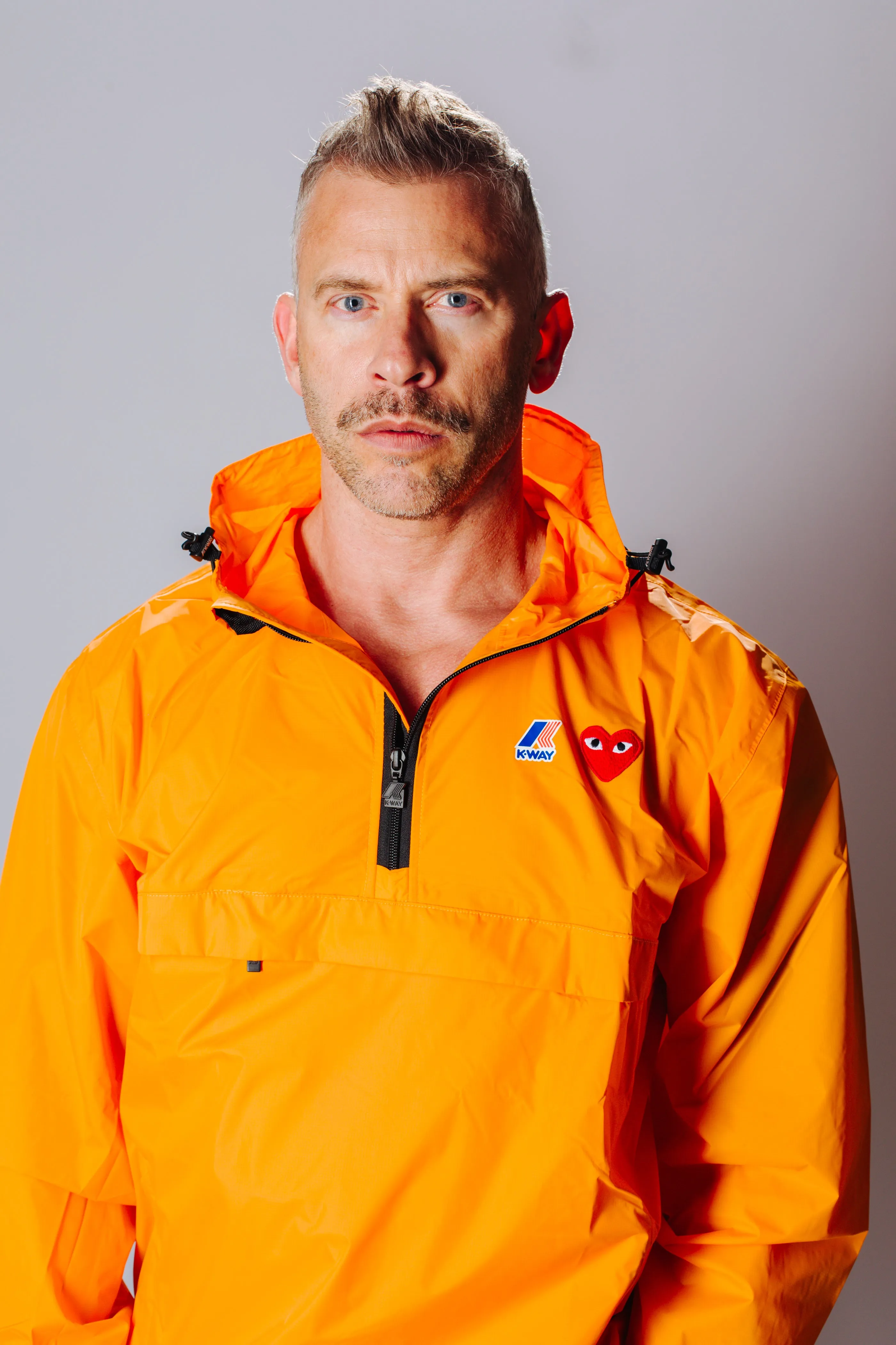 COMME des GARÇONS x K-WAY LE VRAI 3.0 LEON JACKET ORANGE