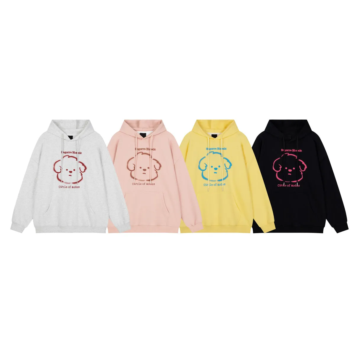 Faire Echo simple puppy hooded hoodie