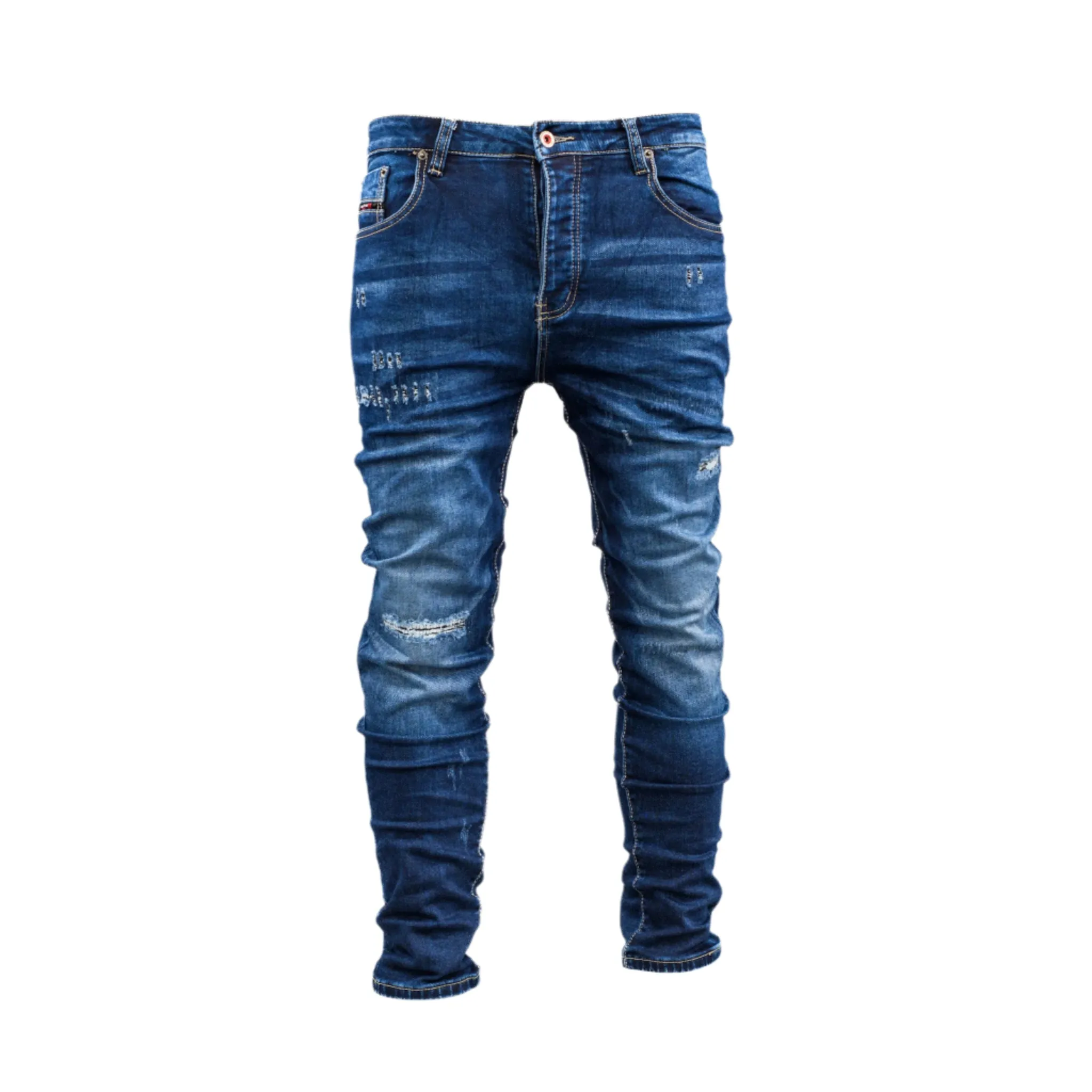 Gee2 Island FS06-2 Distressed Denim Jeans