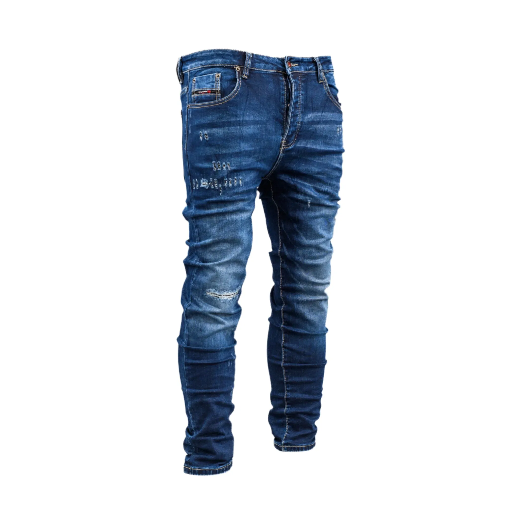 Gee2 Island FS06-2 Distressed Denim Jeans