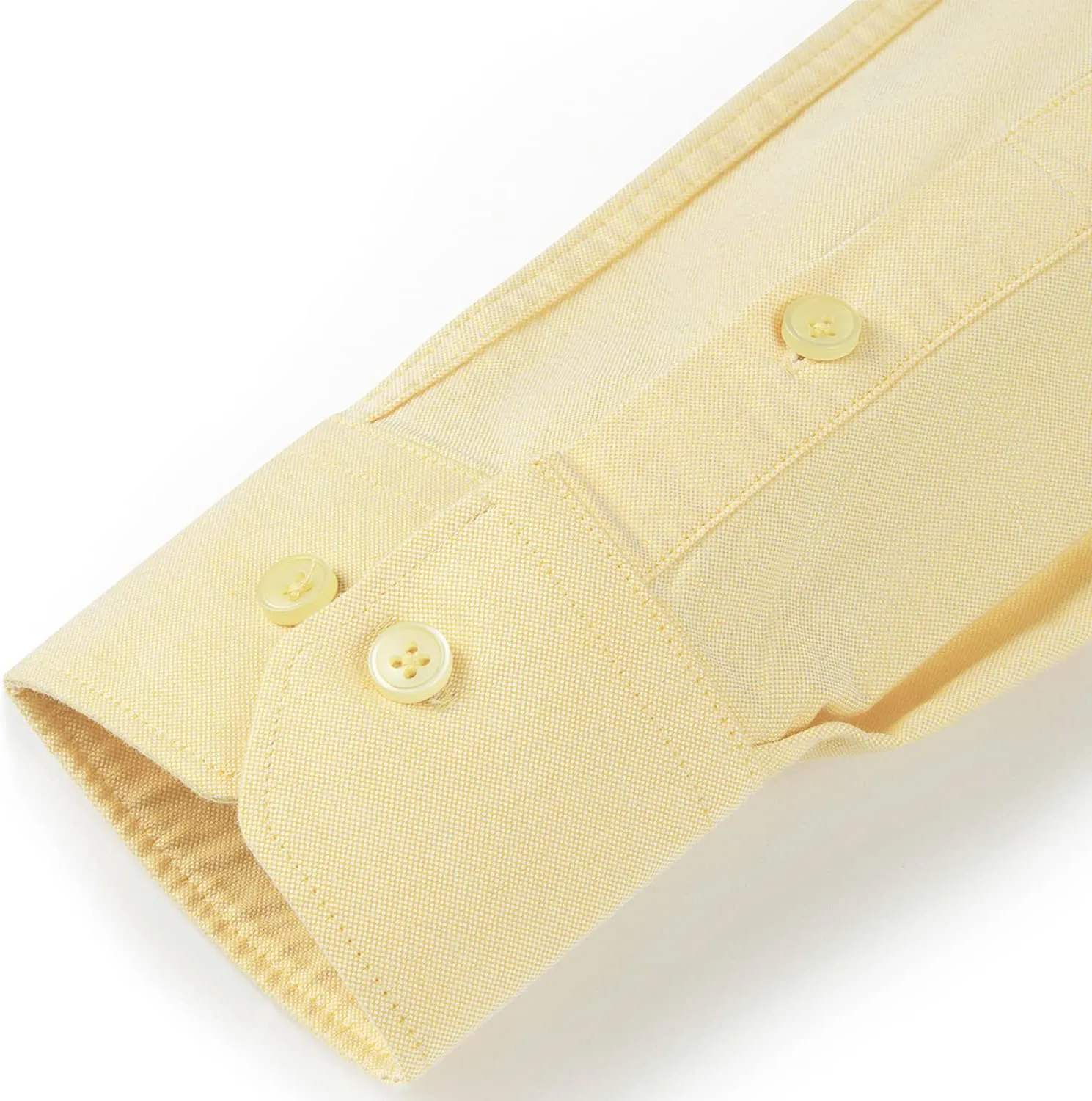 Men's 100% Cotton Oxford Dress Shirt Long Sleeve Rerular Fit Button-Down Business Casual Shirt