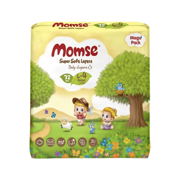 MOMSE BABY DAIPER L-4 MAXI 72PCS