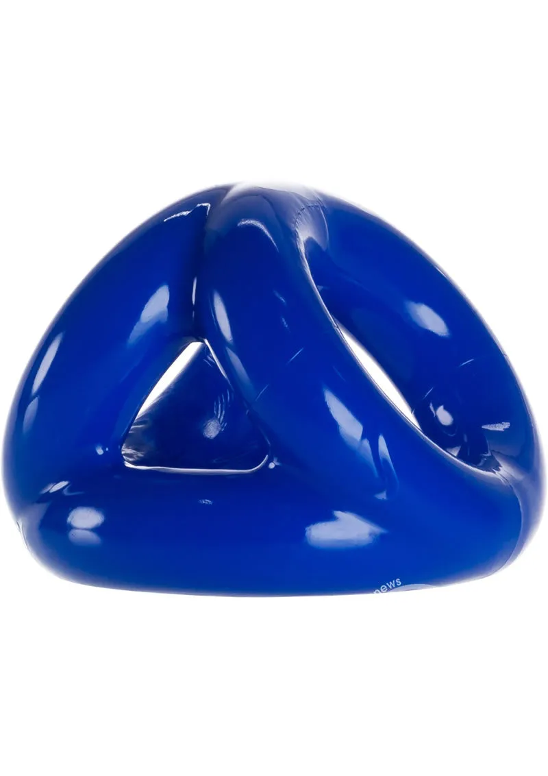 Oxballs Tri-Sport 3 Ring Cocksling - Police Blue