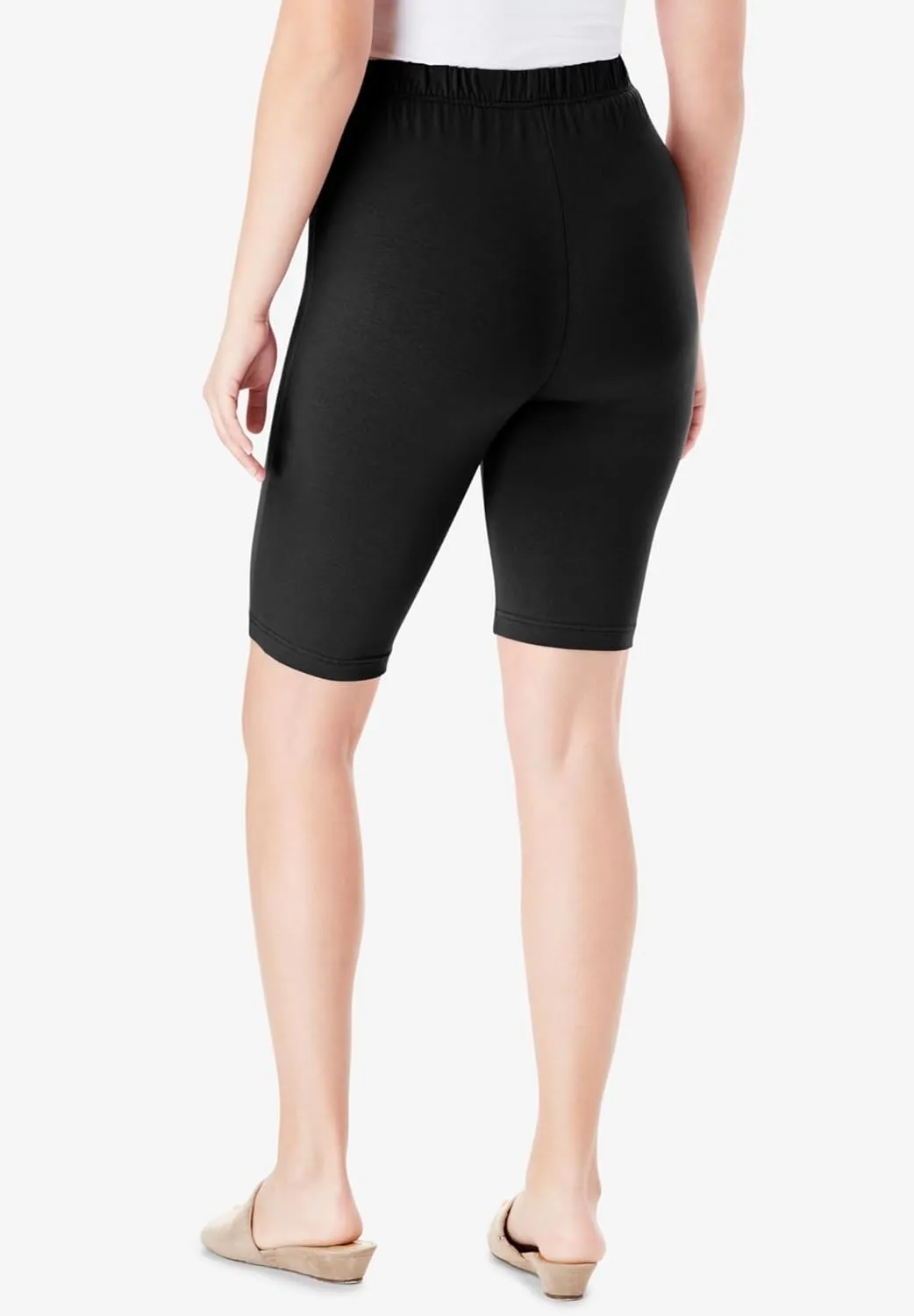 Roaman's Women's Plus Size Essential Stretch Bike Short