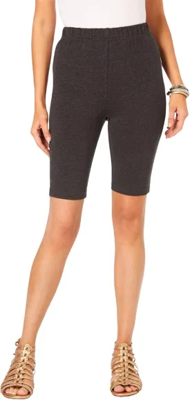 Roaman's Women's Plus Size Essential Stretch Bike Short