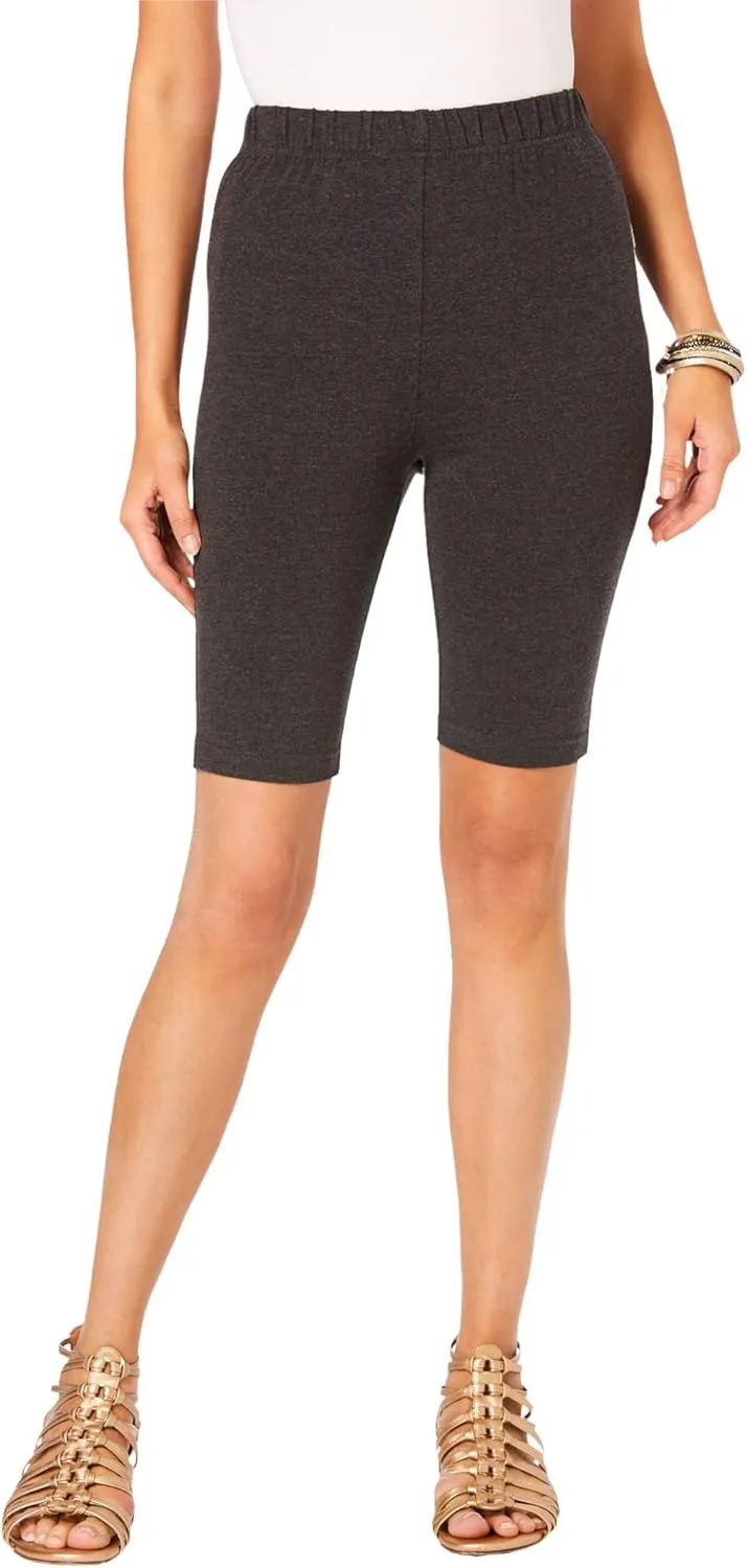 Roaman's Women's Plus Size Essential Stretch Bike Short