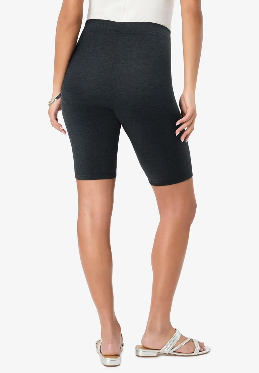 Roaman's Women's Plus Size Essential Stretch Bike Short