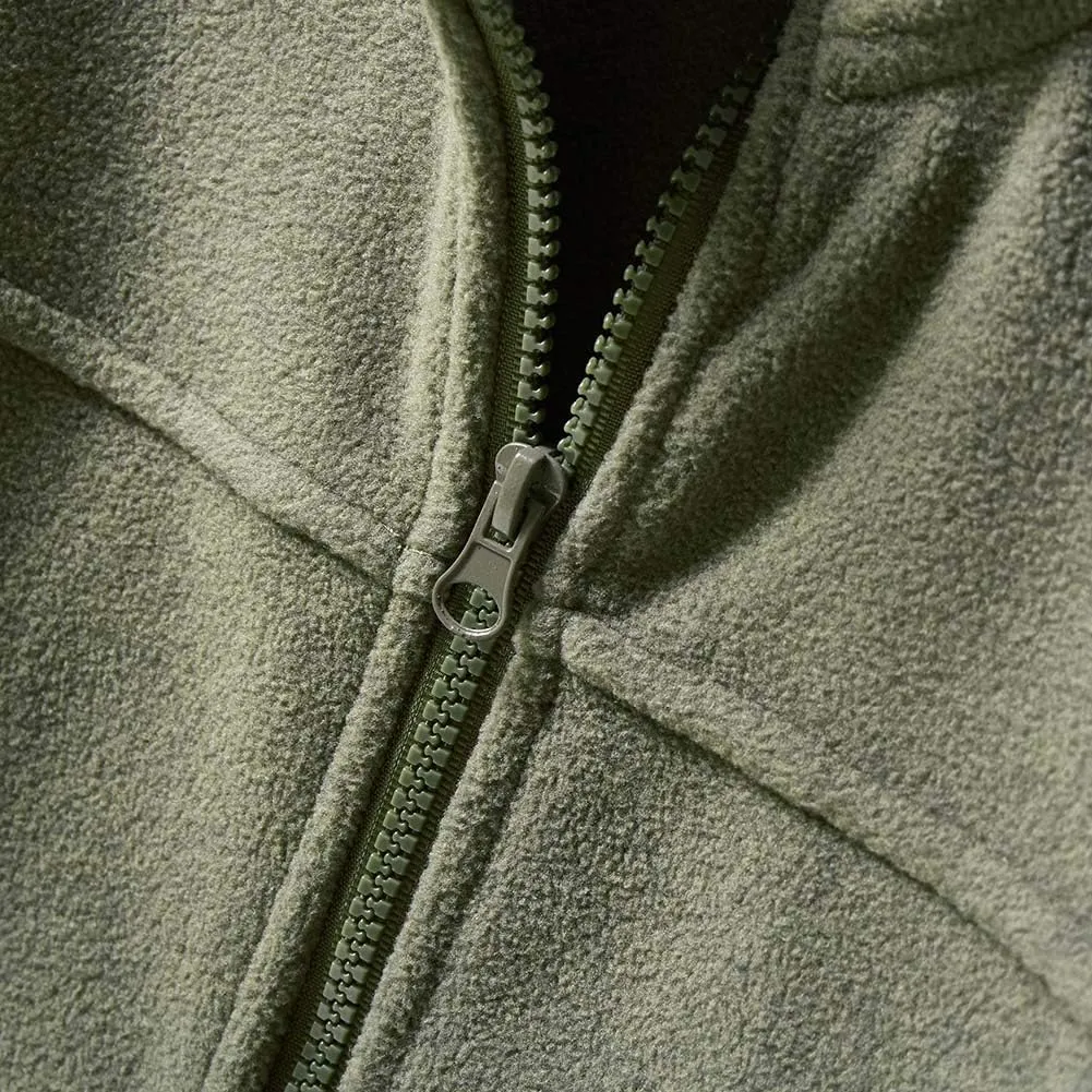 Spring&Gege Youth Solid Full-Zip Polar Fleece Jacket for Children