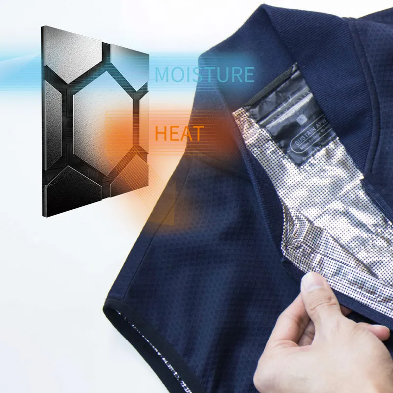 SUSTAIN Sport Heated Vest - Navy