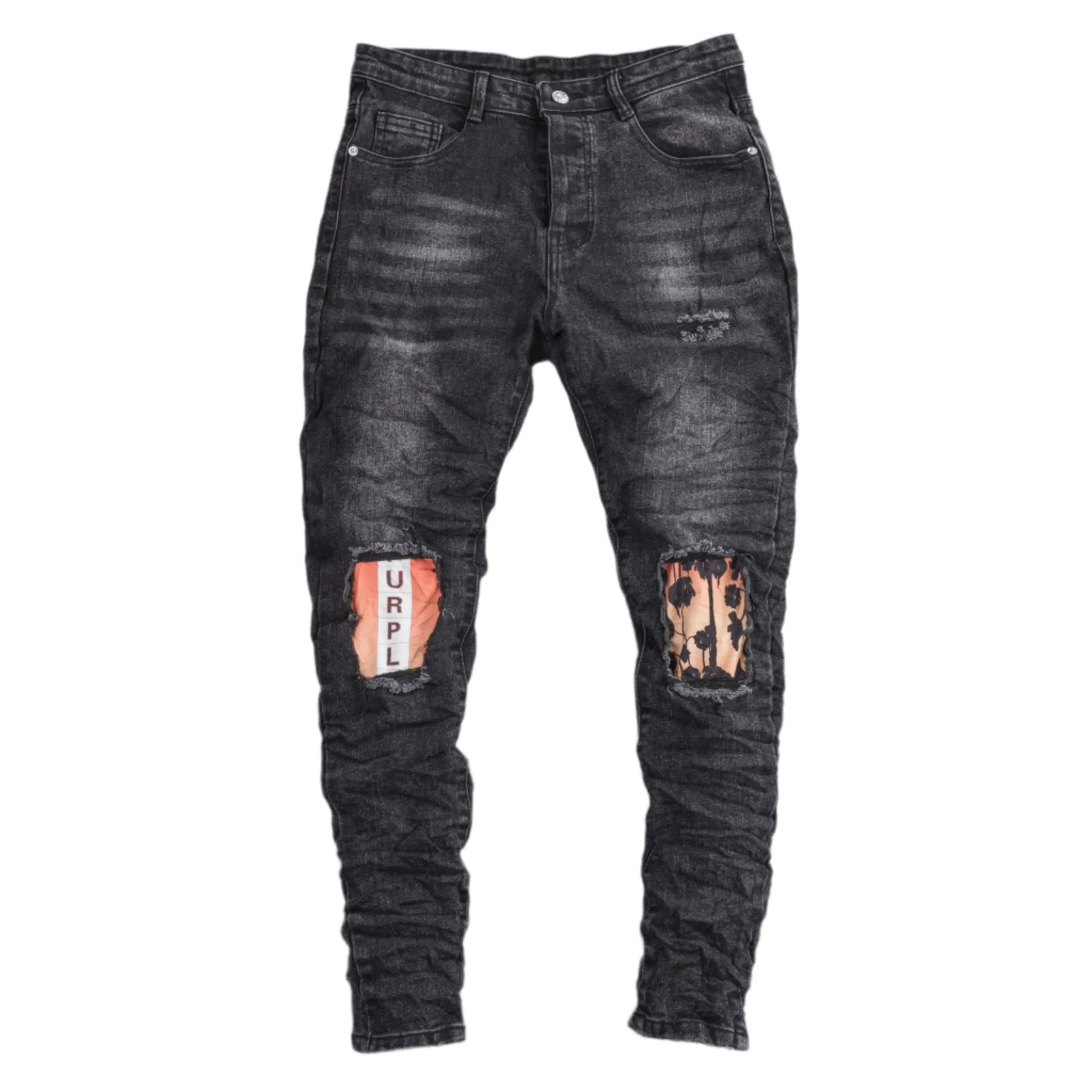 Urban Edge Black Distressed Jeans
