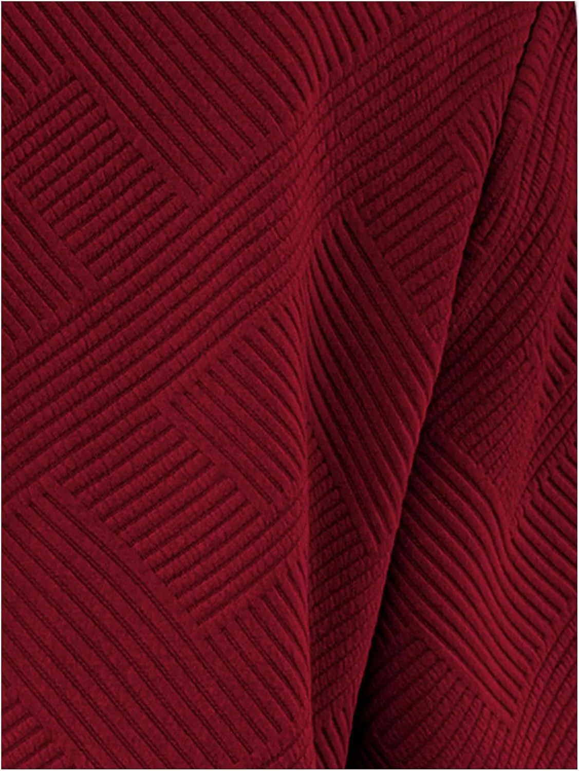 Verdusa Women's Zip Up Textured Bomber Jacket Casual Long Sleeve Outerwear