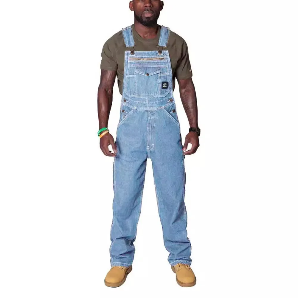 Versatile Denim Workwear Overalls / Suspenders