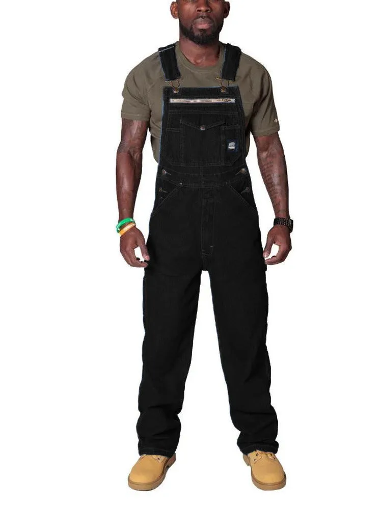 Versatile Denim Workwear Overalls / Suspenders