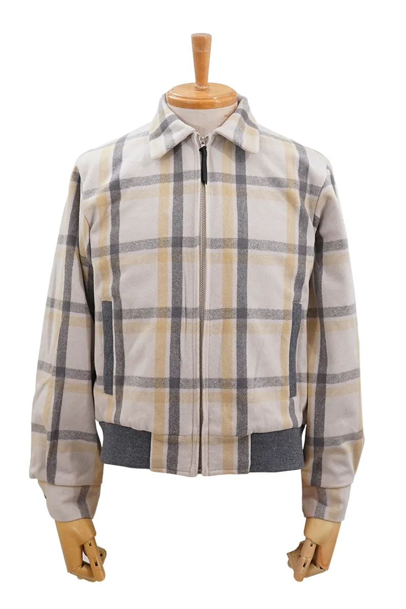 Wool Plaid Sport Jacket