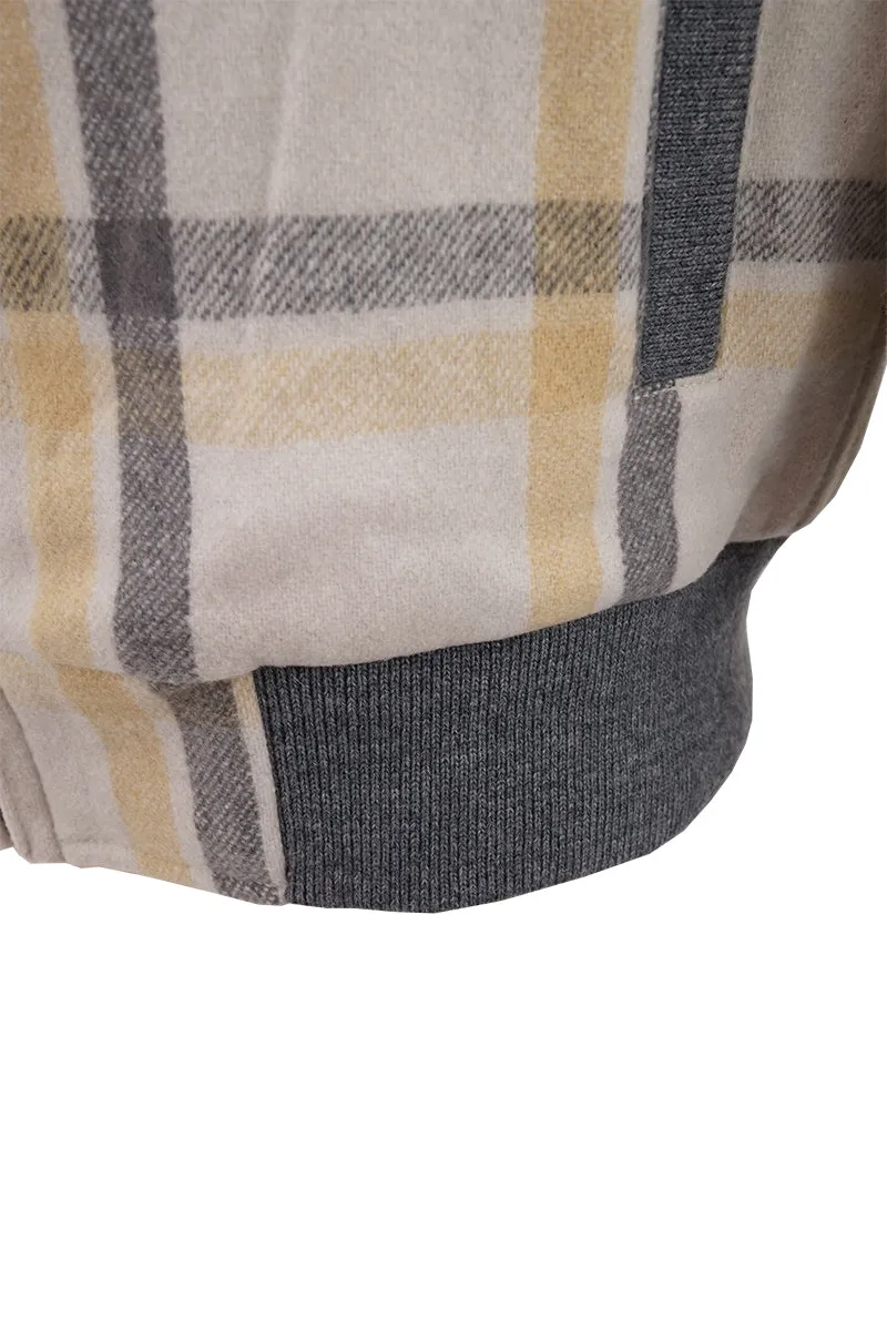 Wool Plaid Sport Jacket