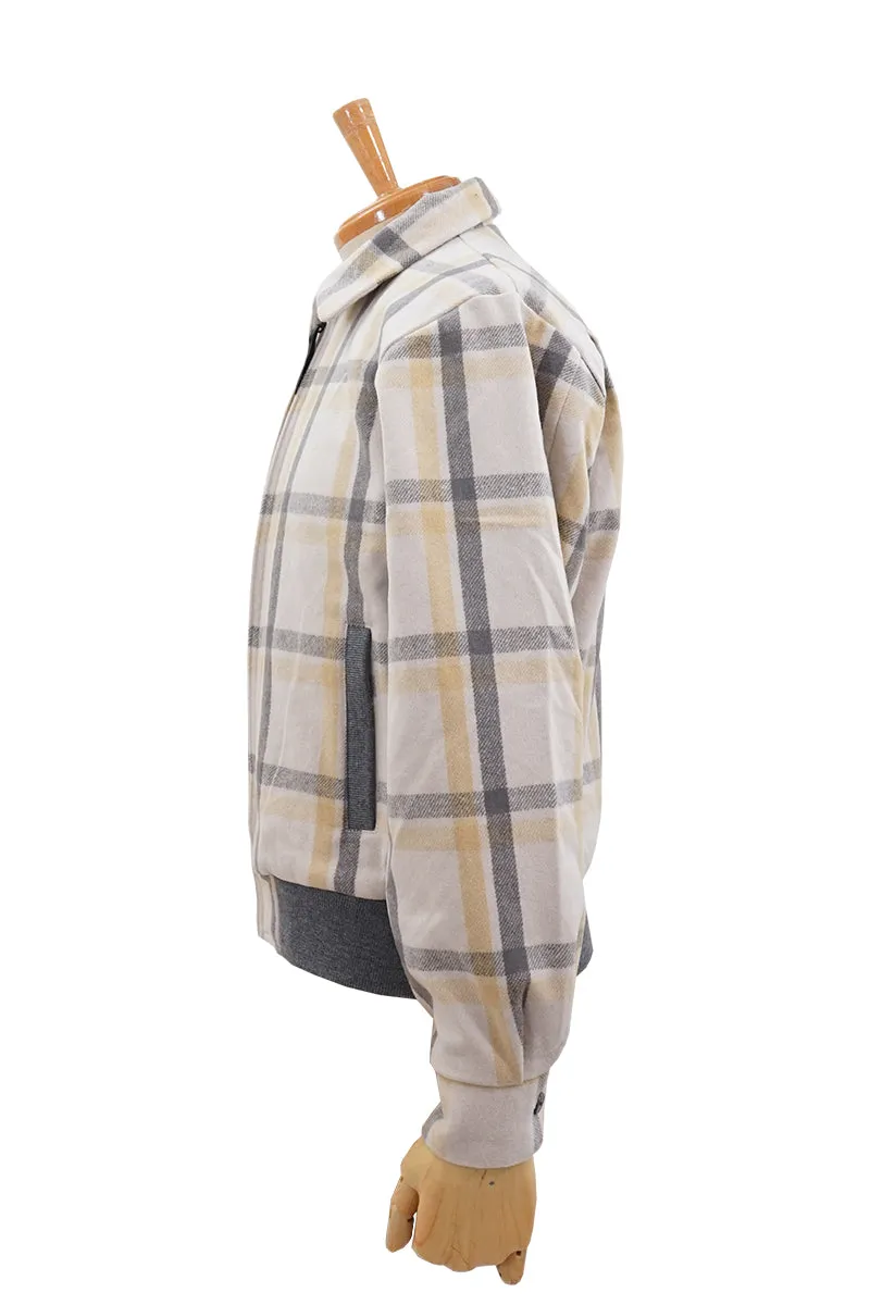 Wool Plaid Sport Jacket