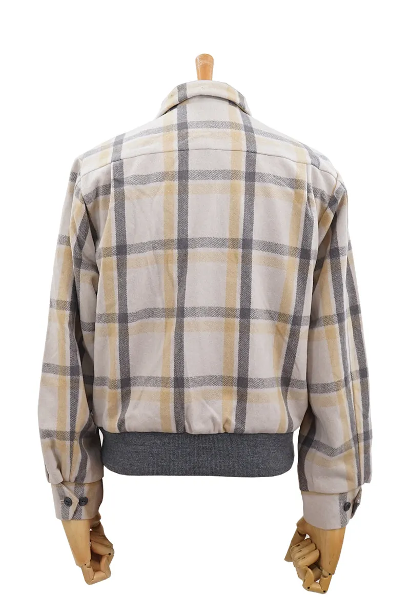 Wool Plaid Sport Jacket