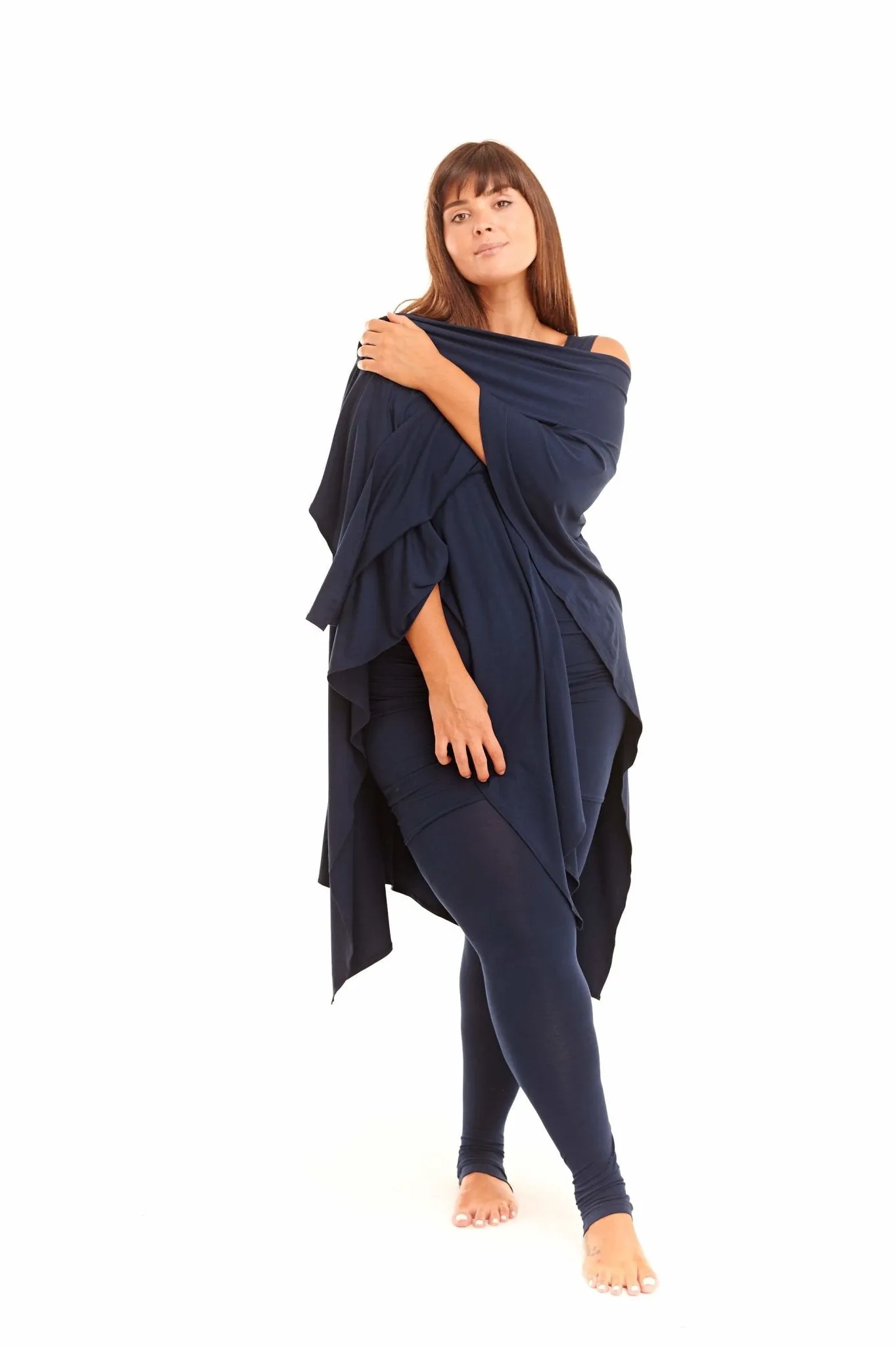 WRAP TOP NAVY