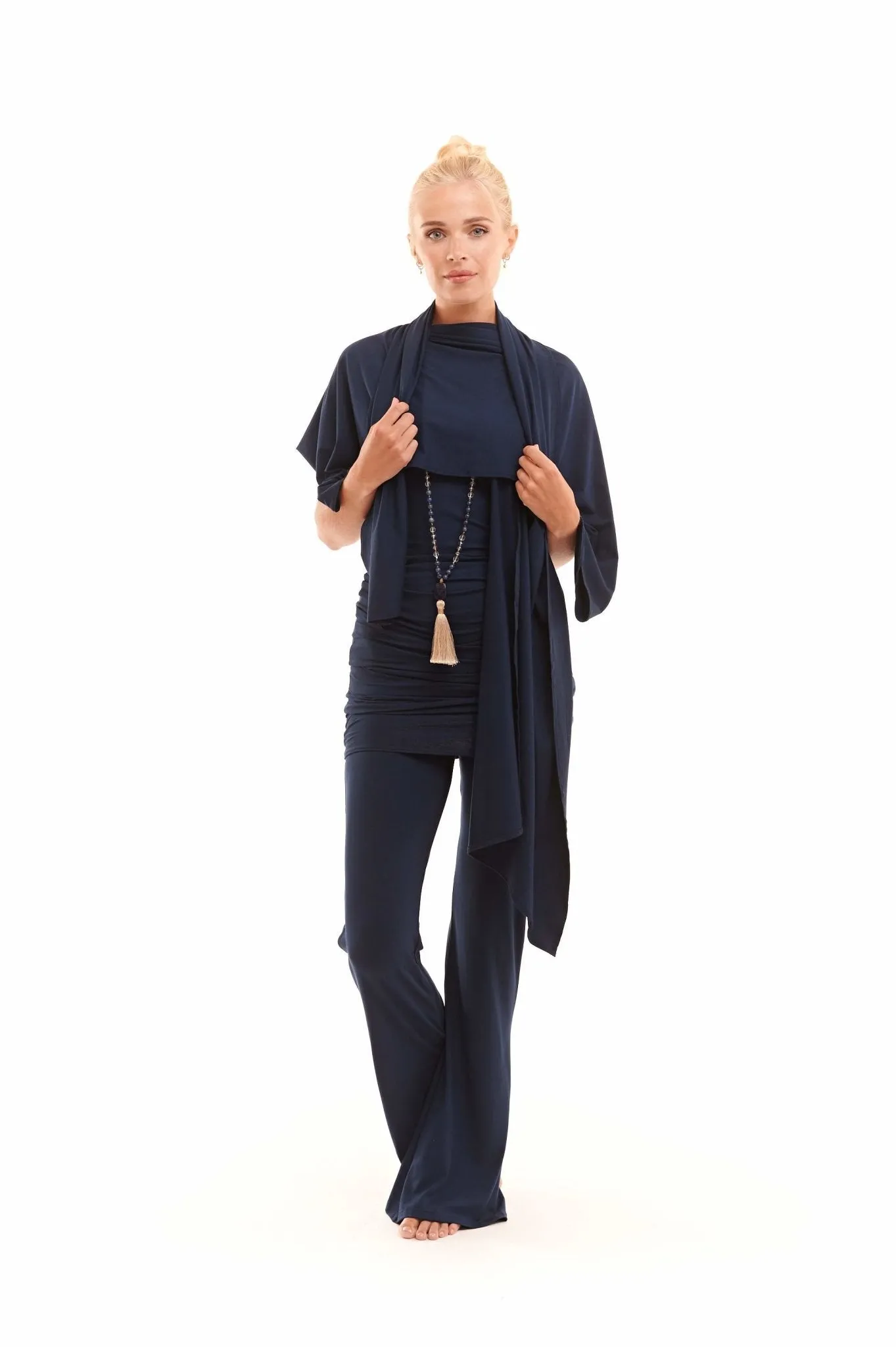 WRAP TOP NAVY