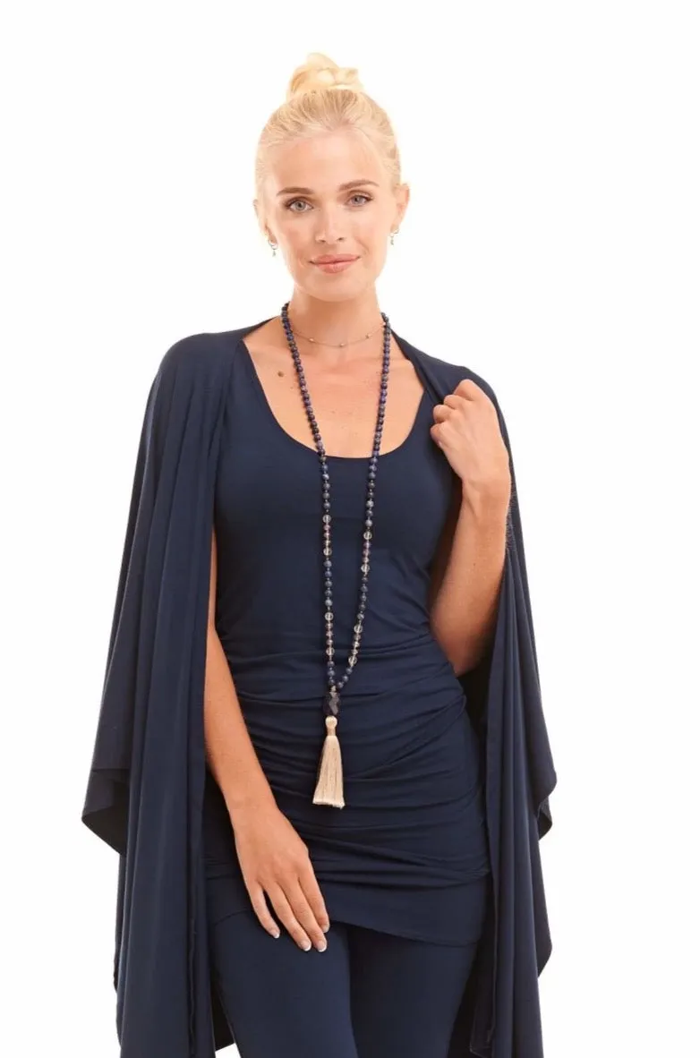 WRAP TOP NAVY