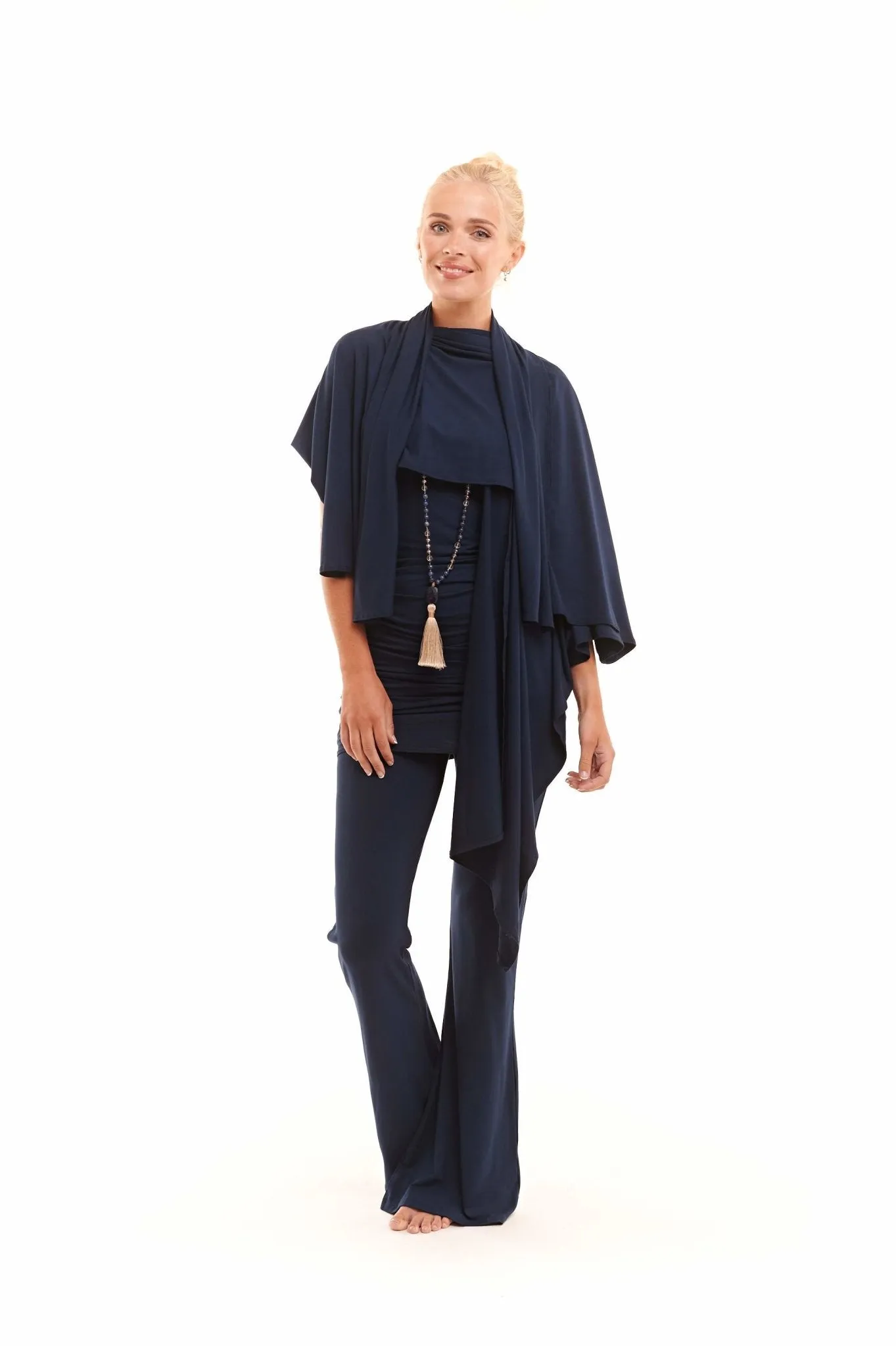 WRAP TOP NAVY