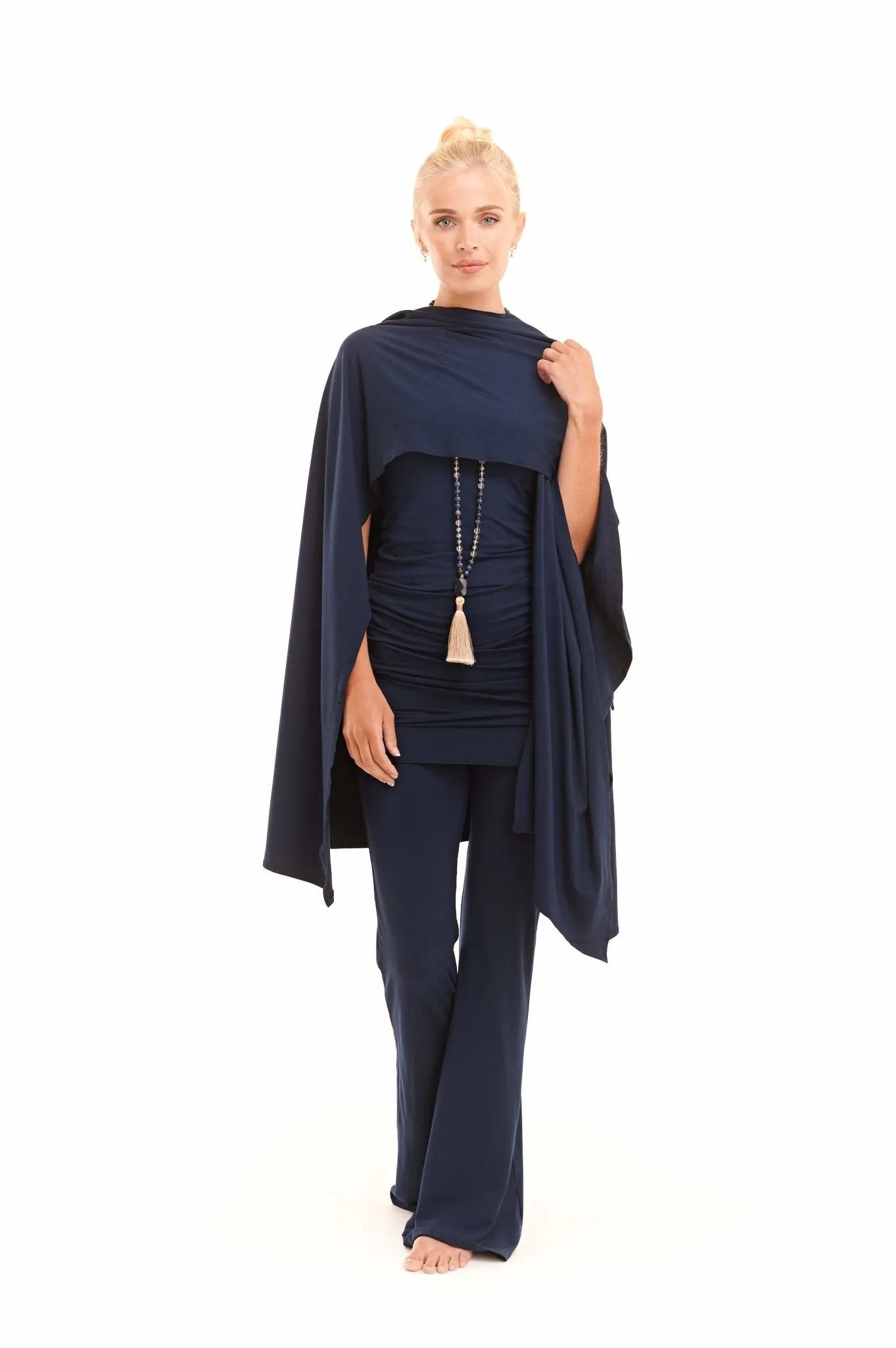 WRAP TOP NAVY